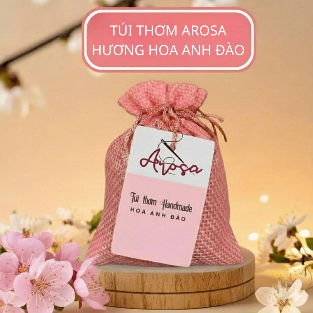 ✨ Túi Thơm Tinh Dầu Arosa: Hương Thơm Tự Nhiên Cho Không Gian Sống Thư Thái 🌿 - 2025 anh đào